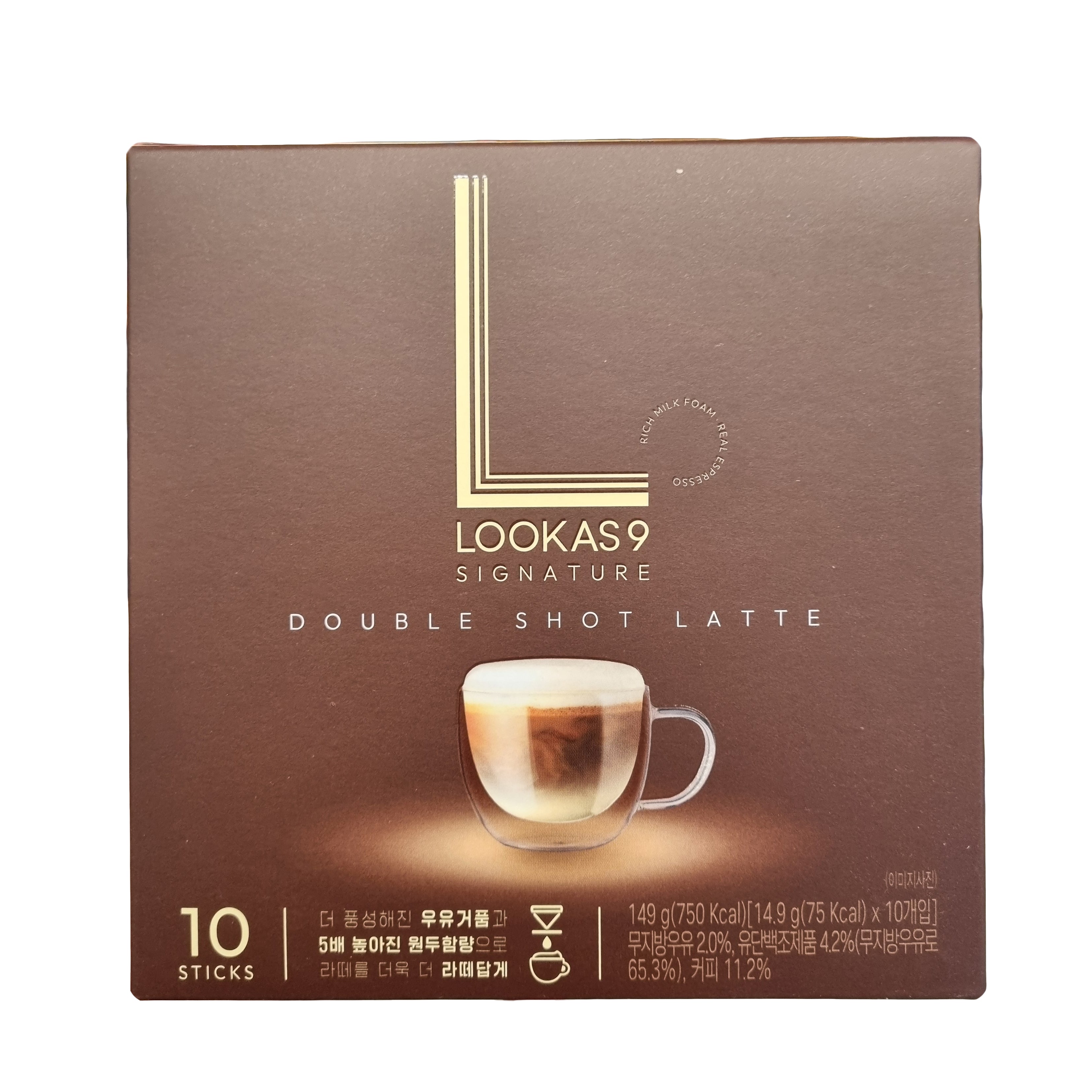 NAMYANG Lookas9 Doubleshot Latte Coffeemix 루카스9 더블샷 라떼 커피믹스 10sticks